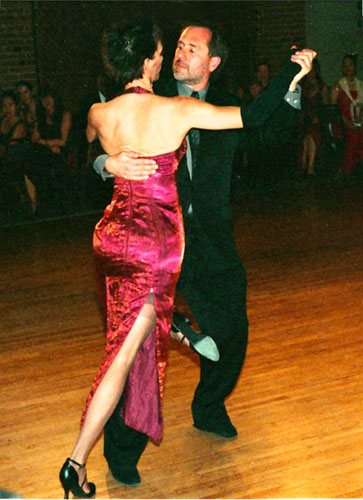 Performing at a Tango Gala event with my friend Mariah