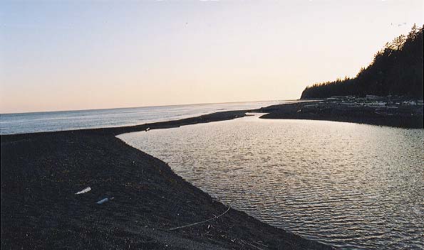 Evening light over Beano Creek.