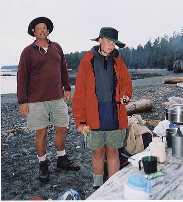 An early breakfast at Callicum Creek.